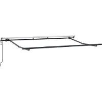 vidaXL Zonnescherm Frame Antraciet 3,5 x 2 m Metaal