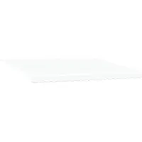 vidaXL Vervangingsdoek voor zonnescherm Wit 430 x 345 cm Polyester