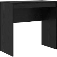 vidaXL Bureau Zwart Eiken 80 x 40 x 76 cm