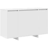 vidaXL Dressoir Wit 120 x 41 x 75 cm Bewerkt hout