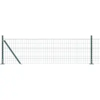 vidaXL Euro-omheining met betonsokkel, 50 x 0,4 m, PVC-gecoat staal
