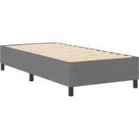 vidaXL Platformbedframe Lichtgrijs 90 x 200 cm Corduroy stof