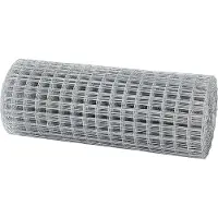 vidaXL Euro Hek Zilver 0.8 x 25 m Warmgedompeld verzinkt ijzer