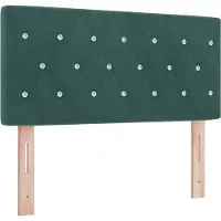 vidaXL Hoofdbord Donkergroen 100 cm Fluweel