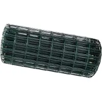 vidaXL Euro Hek Groen 0,8 x 25 m PVC-gelaagd ijzer
