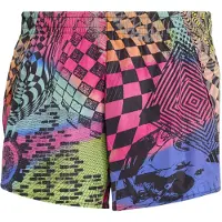Adidas Sportbroek 'x Jeremy Scott' citroengeel / oranje / pink / zwart
