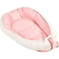 Beliani EREB - Babynestje - Roze/Beige - 55 x 90 cm - Katoen