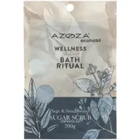 Azoza Ecohabit - Sugar Scrub - Sage & Sandelwood | 1x 150g - Wellness and Bath Ritual | Bodyscrub - Peeling