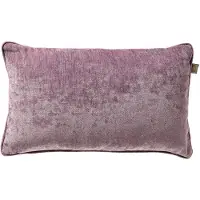 Dutch decor LEWY - kussenhoes 30x50 cm - glansvelours - Dusky Orchid - paars - met rits - zonder binnenkussen