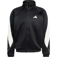 Adidas Sportsweatvest 'Stadium' zwart / wit
