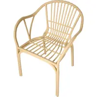 Beliani ANDORA - Tuinstoel set van 4 - Beige - Polypropyleen