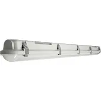 Deko-light vochtbestendige LED lamp Tri Proof, lengte 121 cm, 20 W, 4.000 K Proof, alu / grijs / zink, Kunststof