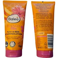 Balea Voet & Been Schimmerlotion - Mango Bliss | 1x 100ml - Mango- & Hibiscusextract | Voetcrème & Beenlotion - Zachte glinstering