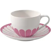 Villeroy & Boch Kaffeetasse mit Untertasse Fleur Couleur 160 ml