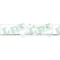 LPR C0874B Handremkabel