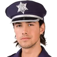 Boland Politiepet officier (verstelbare maat)