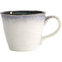 Tokyo Design Studio - Yamasaku - Mok - Blauw/Wit - 200 ml - 12,5 x 9 x 7,5 cm - Porselein