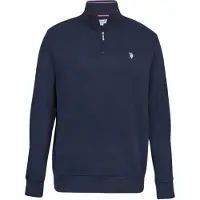 U.S. POLO ASSN. Trui 'UMKurt' saffier / bloedrood / wit