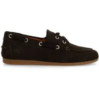 Manfield Bruine suède bootschoenen | Maat 36