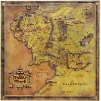 Lord of the Rings The Metal Map