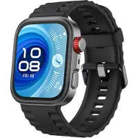Strap-it Classic siliconen bandje met gespsluiting - geschikt voor Huawei Watch Fit 3 / Watch Fit 4 / Watch Fit 4 Pro / Watch Fit 5 / Watch Fit 5 Pro (zwart)