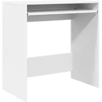vidaXL Bureau Wit Bewerkt hout 77.5 x 43 x 79 cm
