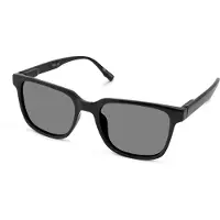 Vista Bonita CUBO – Zonneleesbril UV400 – Sterkte +0.50 – Kleur Black Vibe – Unisex model - Lichtgewicht montuur – Rechthoekige pasvorm – Flexveren - Inclusief etui en doekje
