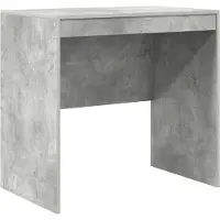 vidaXL Bureau Beton Grijs 80 x 50 x 76 cm