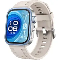 Strap-it Classic siliconen bandje met gespsluiting - geschikt voor Huawei Watch Fit 3 / Watch Fit 4 / Watch Fit 4 Pro / Watch Fit 5 / Watch Fit 5 Pro (sterrenlicht)