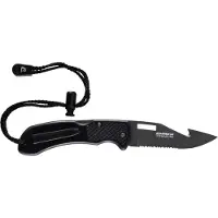 Cressi Chaku Titanium Knife Zwart