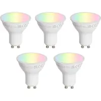 LUEDD Set van 5 GU10 50mm LED Lampen Helder 4.7W 400 lm 2200-2400K