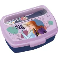 TECHSALES Lunchtrommel met accessoires Frozen CZ11271 Blauw Plastic