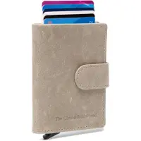 The Chesterfield Brand Leer kaarthoes Prague Card Holder Cream White crème