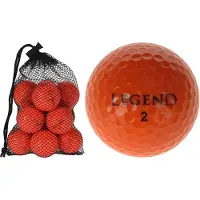 Legend Golfballen Oranje - Dozijn / 12 stuks