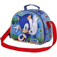 KARACTERMANIA 3d Faster Sonic Lunch Bag Veelkleurig