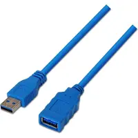 Aisens A105-0045 USB-kabel USB 3.2 Gen 1 (3.1 Gen 1) 1 m USB A Blauw