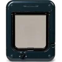 Cat Mate Afsluitbaar kattenluik - 4 vergrendelingsstanden - 24,6 cm x 19,7 cm - grijs 358G