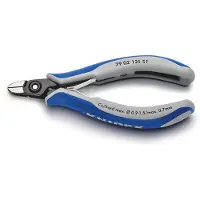 Knipex 79 02 125 S1, scherpe tang, blauw, grijs, 125 mm, 59 g