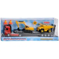 2 play Dieplader Diecast Bouwvoertuigen 24 Cm 5-delig Multicolor
