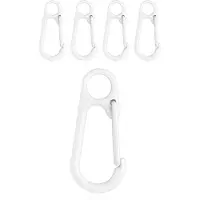 LGT JWLS Set van 5 Gekleurde Karabijnhaken - Wit