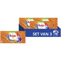 Robijn 3x Wascapsules 3-in-1 Color 26 stuks