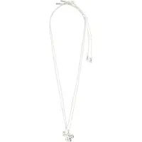 Pilgrim Ketting 'Zhuri' zilver / parelwit
