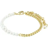Pilgrim Armband 'Relando' goud / parelwit