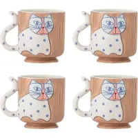 Bloomingville Missy mokken set van 4 stuks - 82063040