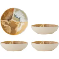 Bloomingville Lacey schalen geel set van 4 stuks - 82072536