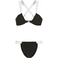 LASCANA Bikini zwart / wit