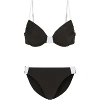 LASCANA Bikini zwart / wit