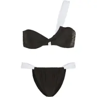 LASCANA Bikini zwart / wit