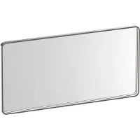 Brauer Sapphire Spiegel 120x60cm Rechthoekig Afgerond - Directe LED Verlichting - Geborsteld RVS - Aluminium, Glas - Rechthoekig - Spiegels, Badkamerspiegels - 8720724515704