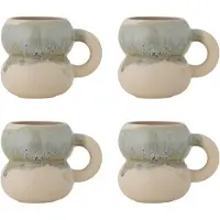 Bloomingville Luna kop 4-pack Blauw